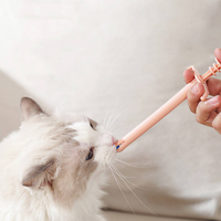 Distributeur de pilules pour animaux de compagnie en plastique, seringue d'alimentation pour médicaments oraux pour chats et chiens, distributeur de comprimés portable