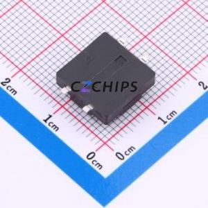 TS018A-TBY1FH5.0 Tactile Switch SMD-4P,12x12mm Switch Single Pole Single Throw Round Button 2.5N Vertical Mount - Product Image 2