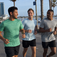 T-shirt de sport respirant à col rond pour homme, personnalisable, séchage rapide, vente en gros