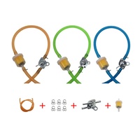 1 Kit de filtres à essence avec Valve de commutation, tuyau de 6mm, robinet de moto