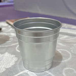 Tùy chỉnh các sự kiện Xúc Tiến Thương mại có thể tái chế kim loại bạc lớn 500ml nhôm bia cup - Product Image 1