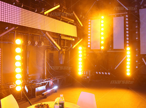 IP65 DJ Đèn đứng 800W LED hổ phách ấm trắng RGB blinder đèn Đảng buổi hòa nhạc tổ chức sự kiện sân khấu ánh sáng nhấp nháy DJ hệ thống thiết bị - Product Image 5