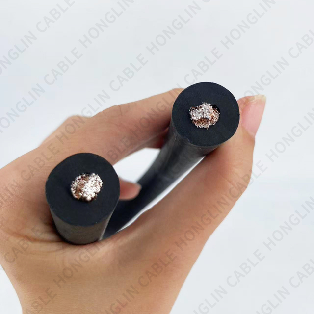 High Flexible 10 25 35 50 70mm 95mm2 Pure Copper Welding Cable Orange Welding Cable Double Insulated Welding Cable
