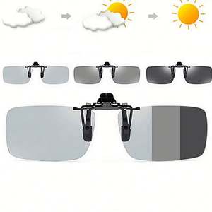 Gafas de Sol con Clip Polarizadas Fotocromáticas con Protección UV400 para Conducir, para Hombre y Mujer, con Logotipo Personalizado de Alta Calidad, para Miopía - Product Image 1