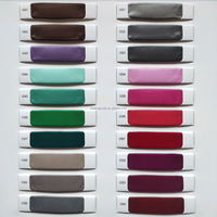Stock 63 couleurs 100% tissu de doublure en viscose sergé de soie solide pour veste