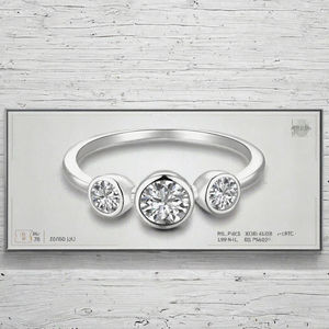 Anillos de Boda, Aretes y Colgantes de Plata de Ley 925 de Primera Calidad, Estilo Vintage, Chapados en Oro Rodio, Sin Níquel ni Plomo, Suministro al por Mayor - Product Image 3