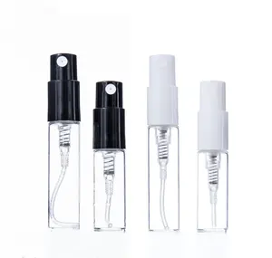 Commercio all'ingrosso vuoto Mini 1.5ml 2ml 3ml 5ml piccolo atomizzatore Spray campione Test bottiglie di profumo in vetro