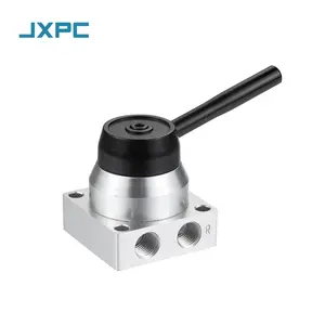 Vanne pneumatique à main rotative en aluminium de type JXPC