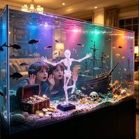 Skelettomorphes de danse transfrontaliers pour ornement à bulles - Imprimés en 3D en PLA avec 2 ventouses