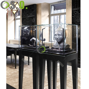 Acrylic Counter Display Hot Sale Good Quality Acrylic Glass Chrome Counter Square Box Display Countertop Jewelry Watch Showcase