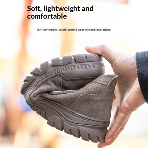 Botas de Trabajo de Seguridad Duraderas para Hombre. Zapatos de Media Caña con Malla en la Parte Superior y Puntera Reforzada para Ingeniería Tacón de Acero. Protección Antideslizante. - Product Image 3