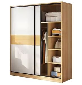 Armoire en bois de bonne qualité, organisateur de vêtements, armoire de chambre à coucher, meubles sur mesure, coulissante - Product Image 6