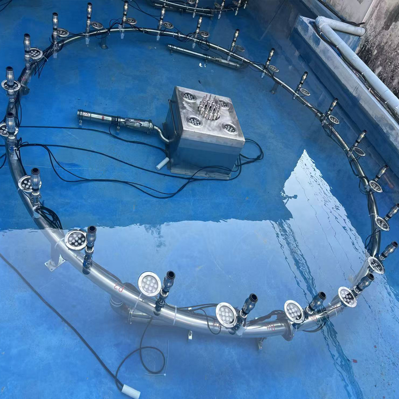 Music Fountain Water Light Show Shopping Mall Square Pool Water Feature Easy Installation Music Fountain Equipment