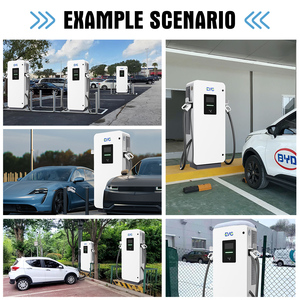 Station de recharge rapide pour véhicules électriques EVC D6 BYD CCS1, nouvelle, 100 kW, montage au sol, Chademo 32A, étanche IP54, écran tactile 7 pouces - Product Image 5