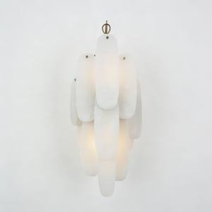 Lámparas de Pared de Alabastro de Lujo, Estilo Nórdico Moderno, de Cobre, para Decoración, Dormitorio, Sala de Estar, Escaleras, Pasillo - Product Image 1