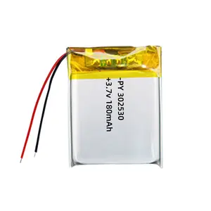 Factory Direct 302530 180mah 150mah 3.7v Li-ion Polymer Battery For Smart Watches