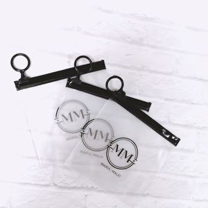9*12CM Custom Small Recyclable Plastic <b>clear</b> Pvc Zipper <b>Bag</b> for Cosmetic Jewelry Necklace Ring Packaging Ziplock Pouch - Product Image 5