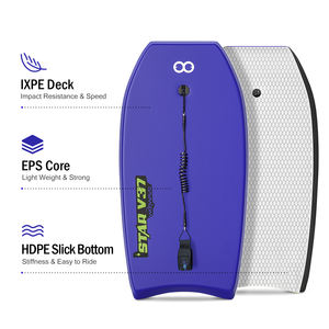 <span class=keywords><strong>Bodyboard</strong></span> Woowave 37 pouces uni <span class=keywords><strong>pas</strong></span> <span class=keywords><strong>cher</strong></span> avec laisse de surf - Product Image 3