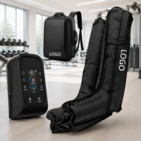 Bottes de récupération à compression d'air à 6/8 chambres avec contrôleur à écran tactile, usine OEM |   Système de récupération sportive avec logo personnalisé