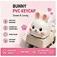 Capuchon de clavier PVC personnalisé Lapin Mignon 3D de haute qualité pour clavier