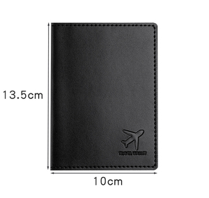 Xinrunjin elegante cubierta de pasaporte de PU personalizada y billetera de viaje protección de bloqueo RFID conjunto de regalo de negocios de la empresa OEM - Product Image 1