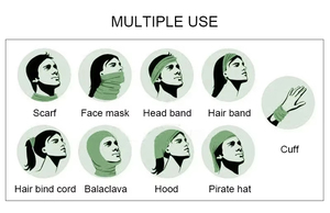 Bandana tactique sans couture unisexe, imprimé camouflage, masque facial, écharpe de cyclisme, cache-cou respirant, protection faciale, foulard de randonnée - Product Image 3