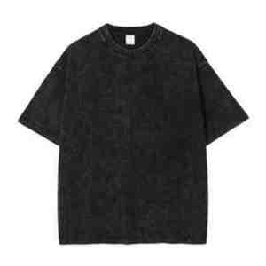 เสื้อยืดผ้าคอตตอนสำหรับผู้ชายและผู้หญิงทรงหลวมย้อนยุคสำหรับฤดูร้อนกำหนดเองได้ - Product Image 1