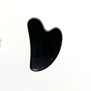 Listo para enviar en stock pequeño MOQ herramientas de belleza masaje obsidiana Gus Sha piedra para la cara - Product Image 2