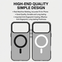 Coque de téléphone givrée couleur bonbon mate en gros, magnétique, anti-traces de doigts, protection intégrale, mode féminine, couverture rigide personnalisée imprimée
