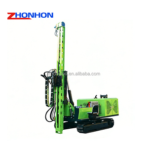 Pile driver à mât coulissant pour la construction <span class=keywords><strong>de</strong></span> poteaux photovoltaïques, avec positionnement précis et haute efficacité - Product Image 1