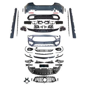 Kit Carrozzeria Stile A45 per <span class=keywords><strong>Mercedes</strong></span> <span class=keywords><strong>Classe</strong></span> <span class=keywords><strong>A</strong></span> W177 Hatchback 2020-IN, Pacchetto Esterno per <span class=keywords><strong>Paraurti</strong></span> Auto - Product Image 6