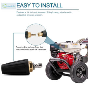 1/4 nettoyage brique béton Surface-nouvel état usage domestique nettoyeur haute pression buse rotative connexion rapide lavage sous pression - Product Image 4