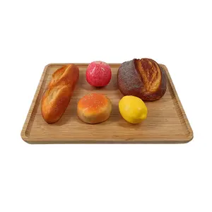 New Arrival Custom Design Bamboo Bandeja Bardia Tray Serving Tray Healthy Bardex Bard Tray For Food