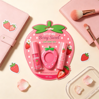 SIYIPING 2026 – Nouvelle collection populaire de baumes à lèvres à la fraise en gros – Kit de maquillage 3-en-1 : huile et baume à lèvres aux fruits mignons