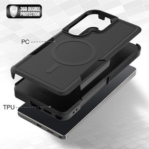 Nouvelle <span class=keywords><strong>coque</strong></span> de protection <span class=keywords><strong>Samsung</strong></span> S26 avec dos antichoc en TPU PC hybride 2 en 1, <span class=keywords><strong>coque</strong></span> de téléphone portable magnétique avec charge sans fil - Product Image 2