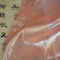 Tissu de soie en cuir doré et argenté 66% soie de mûrier 16% fil d'argent 16% fil métallique tissu de costume de scène