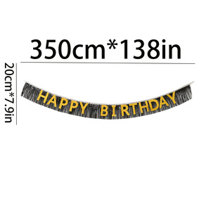 Guirlande de lettres irisées DAMAI, guirlande scintillante Joyeux Anniversaire, créative pour mariage, fête, réunion, décoration - Product Image 5