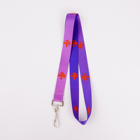 Logo kustom ramah lingkungan cetak kustom penggunaan sehari-hari Lanyard poliester/nilon/tahan air pemegang telepon dompet pergelangan tangan leher manik Guru