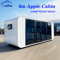 Casa Prefabbricata di Lusso in Acciaio Stile Apple Pod da 20ft e 40ft