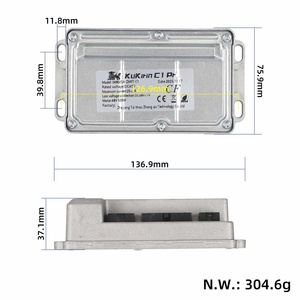 Carte mère de contrôleur de moteur 48V 25A d'origine pour trottinette électrique Kukirin C1 Pro, pièces de rechange pour contrôleur - Product Image 4