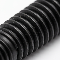 High Strength Grade 8.8/12.9 Zinc Plated Steel Metric Thread Full Thread Stud 1m Length Black Threaded Rod
