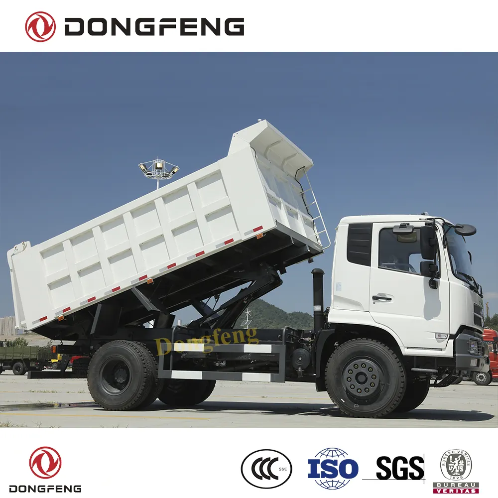 Dongfeng Xe Tải Tự Đổ 4X2 8 Tấn Công Suất Tải Yuchai 160 HP Động Cơ Diesel Xe Tải LHD Tipper