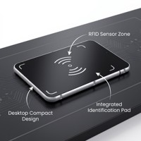 Tablette pour poste de travail de bibliothécaire, pour le personnel de bibliothèque, HF RFID