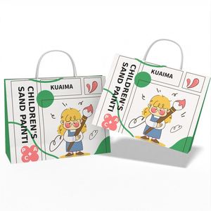 Bolsas de Papel de Lujo Mini para Regalos de Navidad con Asas para Pequeños Negocios, Venta al por Mayor, Fiestas Infantiles, Empaquetado Personalizado, Venta al por Menor - Product Image 1