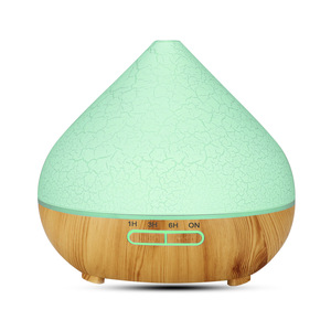 Difusor de Aroma con Diseño de Volcán Agrietado, 400 ml, Humidificador USB con Luz y Control de Vaporización para Hogar y Oficina - Product Image 1