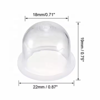 Ampoule d'amorçage de carburant pour tondeuse à gazon coupe-herbe débroussailleuse taille-haie cueilleur de thé et sécateur carburateur ampoule d'amorçage