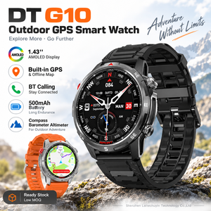 Nuevo Reloj Inteligente Deportivo <span class=keywords><strong>DT</strong></span> G10 GPS 2026 con Pantalla AMOLED, Mapa Offline, Brújula, Llamadas Bluetooth, Resistencia al Agua 3ATM para Hombre - Product Image 2