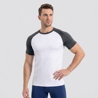 T-shirt de course pour homme de haute qualité, coupe ajustée, pas cher, pour entraînement fitness, personnalisé, confortable, respirant, t-shirt de sport pour homme