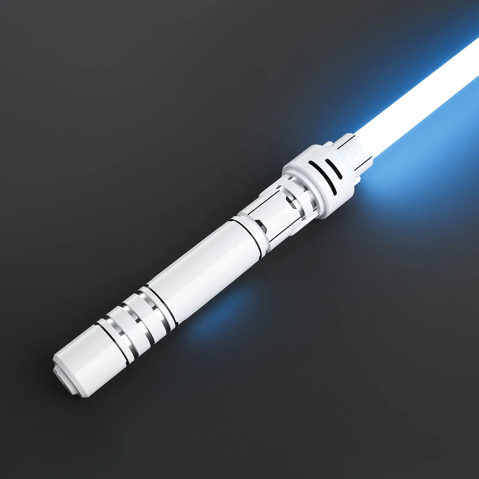 LGT Saberstudio White Soldier lightsaber heavy dueling RGB LED changing smooth swing laser sword for star the wars movie tool