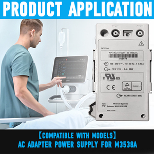 Batterie Li-ion de remplacement Jiazijia M3539A pour Défibrillateur <span class=keywords><strong>HeartStart</strong></span> MRx 18V 90Wh - Product Image 5